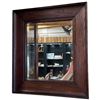Image 2 : Wood Framed Wall Mirror with Wide Moulding - 15" x 17"