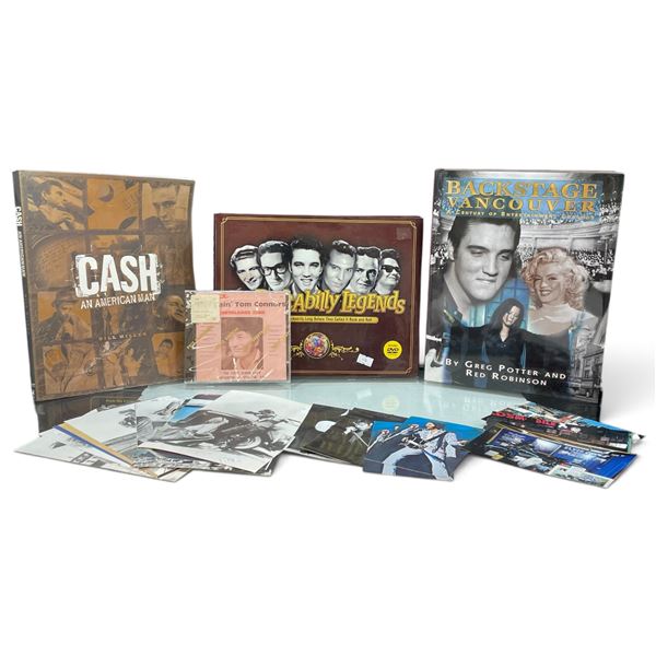 Group of Movie & Music Memorabilia - Elvis, Cash, James Dean and More