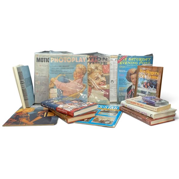 Group of Motion Picture Magazines & Autobiography Books