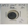 Image 1 : 1853 1/2 DIME
