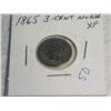 Image 2 : 1865 3 CENT NICKEL