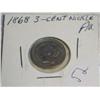 Image 2 : 1868 3 CENT NICKEL
