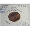 Image 1 : 1998 LINCOLN CENT  MS-68