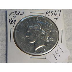 1923-S PEACE DOLLAR