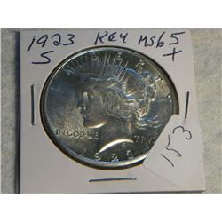 1923-S PEACE DOLLAR