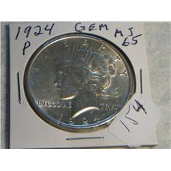 1924-P PEACE DOLLAR