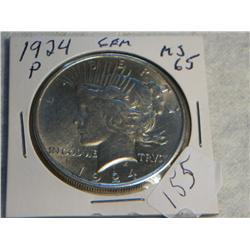 1924-P PEACE DOLLAR
