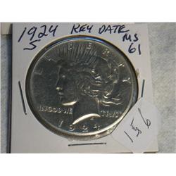 1924-S PEACE DOLLAR