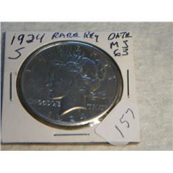1924-S PEACE DOLLAR