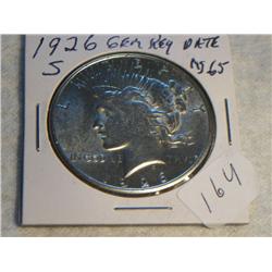 1926-S PEACE DOLLAR