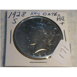 1928-S PEACE DOLLAR