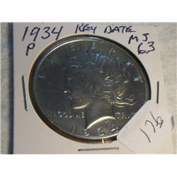 1934-P PEACE DOLLAR