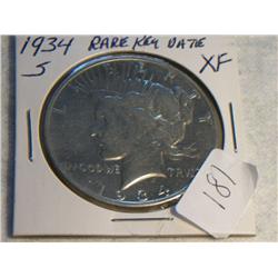 1934-S PEACE DOLLAR