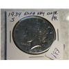 Image 1 : 1934-S PEACE DOLLAR