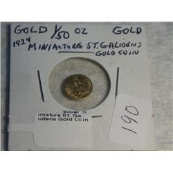 GOLD ST. GAUDENS GOLD