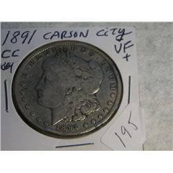 1891-CC MORGAN DOLLAR