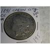 Image 1 : 1891-CC MORGAN DOLLAR