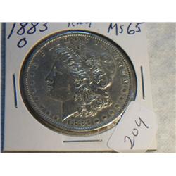 1883-O MORGAN DOLLAR