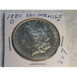 1880-O MORGAN DOLLAR
