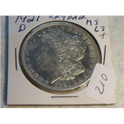 1921-D MORGAN DOLLAR