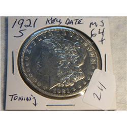 1921-S MORGAN DOLLAR