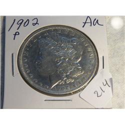 1902-P MORGAN DOLLAR