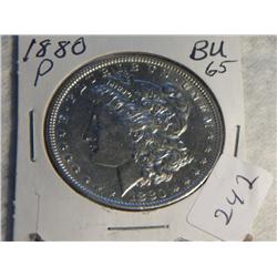 1880-P MORGAN DOLLAR