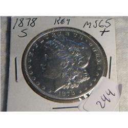 1878-S MORGAN DOLLAR