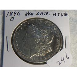 1896-O MORGAN DOLLAR