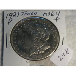 1921-P MORGAN DOLLAR