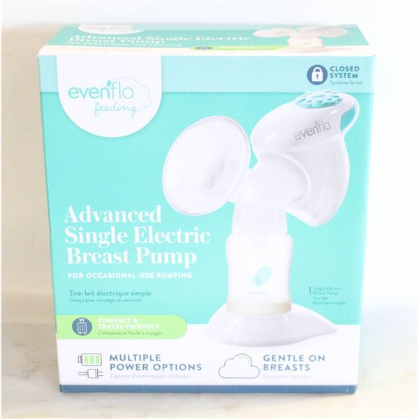 NEW EVENFLO ADVANCED SINGLE ELECTRIC