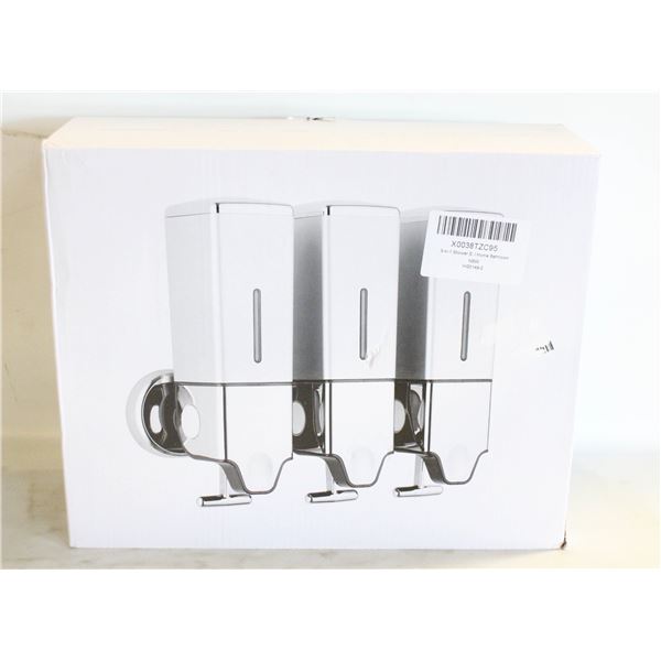 WALL MOUNTED SOAP DISPENSER 3 PACK