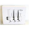 Image 1 : WALL MOUNTED SOAP DISPENSER 3 PACK