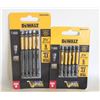 Image 1 : 2 PACKS OF DEWALT IMPACT SCREWDRIVER BITS