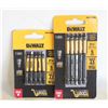 Image 1 : 2 PACKS OF DEWALT IMPACT SCREWDRIVER BITS