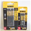 Image 1 : 2 PACKS OF DEWALT IMPACT SCREWDRIVER BITS