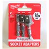 Image 1 : MILWAUKEE 2 INCH THREE-PIECE IMPACT SOCKET