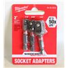Image 1 : MILWAUKEE 2 INCH THREE-PIECE IMPACT SOCKET