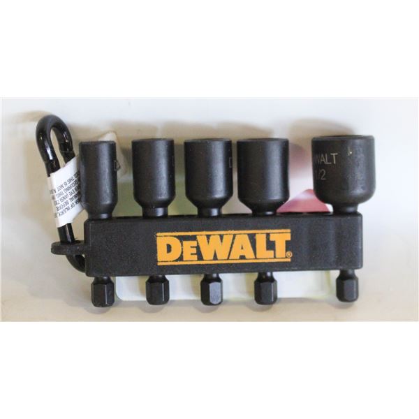 SET A FIVE DEWALT IMPACT NUT DRIVER