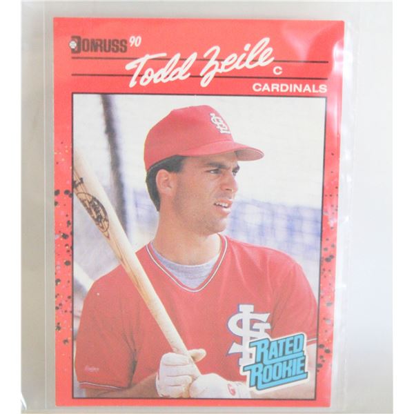 TODD ZEILE RATED ROOKIE 29 CARDINALS