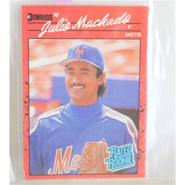 JULIO MACHADO RATED ROOKIE 47 METS