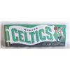 Image 1 : BOSTON CELTICS 25 X 9 IN CANVAS WALL
