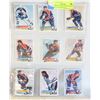 Image 1 : 9 X 1995-96 FLEER OILERS WEIGHT ARNOTT BUCHBERGER