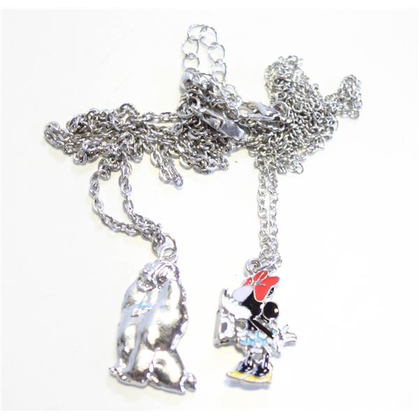 DISNEY MINNIE MOUSE & LADY SILVER