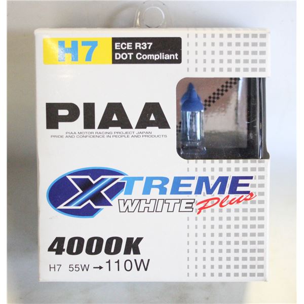 NEVERV USED PIAA H7 EXTREME WHITE BULBS