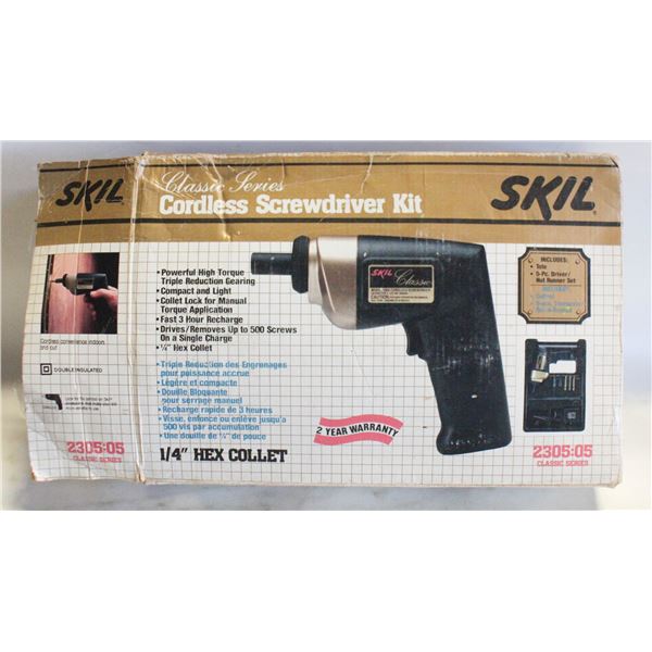 SKIL CLASSIC ELECTRIC SCREWDRIVER KIT
