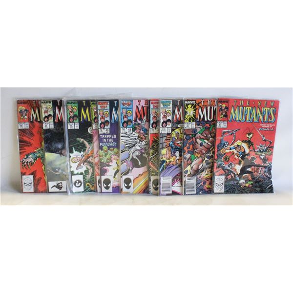10 VINTAGE MARVEL  NEW MUTANTS COMICS