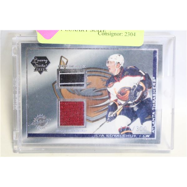 ILYA KOVALCHUK 171-300 GAME JERSEY LUXARY SUITE