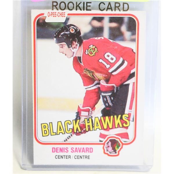 DENIS SAVARD ROOKIE CAR OPC