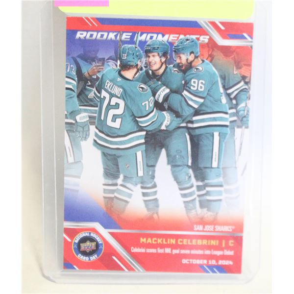 MACKLIN CELEBRINI ROOKIE MOMENTS 1ST GOAL UD